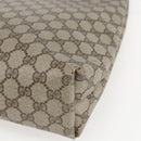 GUCCI GG Supreme Web Sherry Line Tote Bag PVC Beige Red 39 02 003 Auth 156910-15