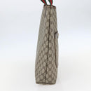 GUCCI GG Supreme Web Sherry Line Tote Bag PVC Beige Red 39 02 003 Auth 156910-3