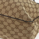 GUCCI GG Canvas Tote Bag Beige Gold 296835 Auth 156913-9