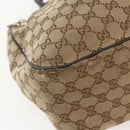 GUCCI GG Canvas Tote Bag Beige Gold 296835 Auth 156913-14