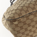 GUCCI GG Canvas Tote Bag Beige Gold 296835 Auth 156913-16