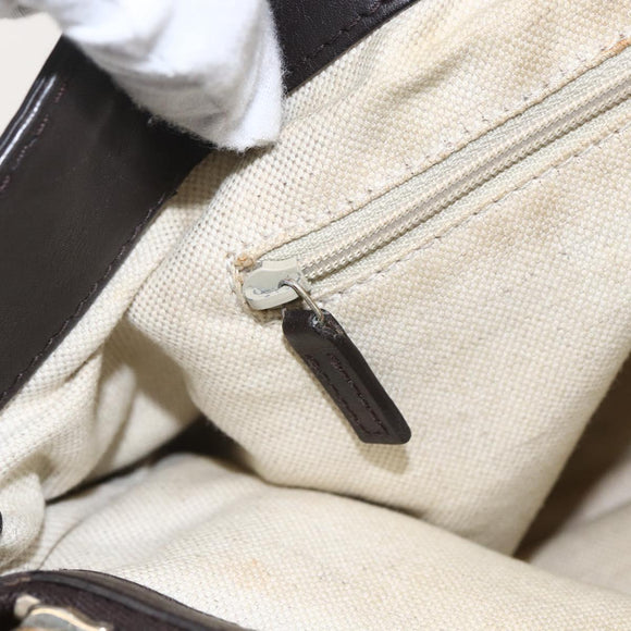 GUCCI GG Canvas Tote Bag Beige Gold 296835 Auth 156913