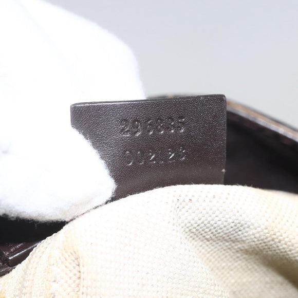 GUCCI GG Canvas Tote Bag Beige Gold 296835 Auth 156913