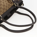 GUCCI GG Canvas Tote Bag Beige Gold 296835 Auth 156913-7