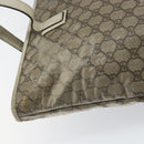 GUCCI GG Supreme Tote Bag PVC Beige 211137 Auth 156914-10