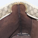 GUCCI GG Supreme Tote Bag PVC Beige 211137 Auth 156914-21