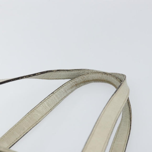 GUCCI GG Supreme Tote Bag PVC Beige 211137 Auth 156914