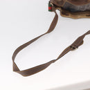 GUCCI GG Supreme Web Sherry Line Bag PVC Beige Gold 116 02 034 Auth 156917-7