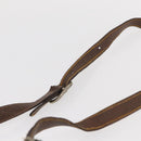 GUCCI GG Supreme Web Sherry Line Bag PVC Beige Gold 116 02 034 Auth 156917-8