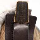 GUCCI GG Canvas Shoulder Bag Beige Silver 106240 Auth 156919-10