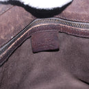 GUCCI GG Canvas Shoulder Bag Beige Silver 106240 Auth 156919-17