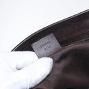 GUCCI GG Canvas Shoulder Bag Beige Silver 106240 Auth 156919-12