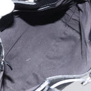 GUCCI GG Canvas Tote Bag Black Silver 107757 Auth 156922-11