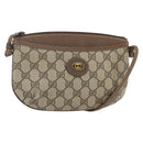 GUCCI GG Supreme Shoulder Bag PVC Beige 904 02 020 Auth 156924-1