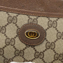 GUCCI GG Supreme Shoulder Bag PVC Beige 904 02 020 Auth 156924-14