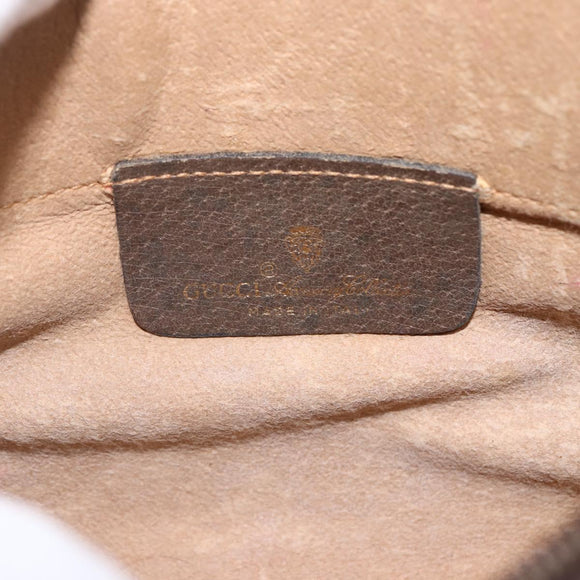 GUCCI GG Supreme Shoulder Bag PVC Beige 904 02 020 Auth 156924