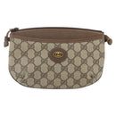 GUCCI GG Supreme Shoulder Bag PVC Beige 904 02 020 Auth 156924-2