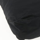 PRADA Tote Bag Nylon Black Silver Auth 156925-16