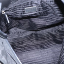 PRADA Tote Bag Nylon Black Silver Auth 156925-11