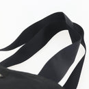 PRADA Tote Bag Nylon Black Silver Auth 156925-8