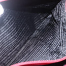 PRADA Tote Bag Nylon Red Silver Auth 156926-23