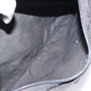 PRADA Shoulder Bag Nylon Black Silver Auth 156927-11