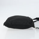 PRADA Shoulder Bag Nylon Black Silver Auth 156927-3