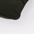 PRADA Shoulder Bag Nylon Khaki Silver Auth 156928-14