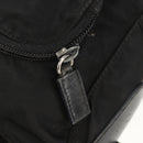 PRADA Shoulder Bag Nylon Black Silver Auth 156929-22