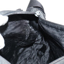PRADA Shoulder Bag Nylon Black Silver Auth 156929-26