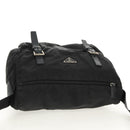 PRADA Shoulder Bag Nylon Black Silver Auth 156929-6