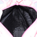 PRADA Tote Bag Nylon Pink Silver Auth 156931-19