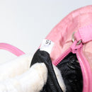 PRADA Tote Bag Nylon Pink Silver Auth 156931-23