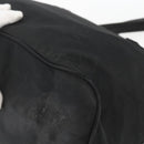 PRADA Tote Bag Nylon Black Silver Auth 156932-15