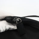 PRADA Tote Bag Nylon Black Silver Auth 156932-15