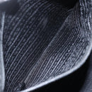 PRADA Tote Bag Nylon Black Silver Auth 156932-21