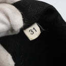 PRADA Tote Bag Nylon Black Silver Auth 156932-22