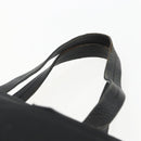 PRADA Tote Bag Nylon Black Silver Auth 156932-8