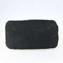 PRADA Tote Bag Nylon Black Silver Auth 156932-9