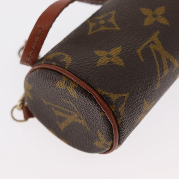 LOUIS VUITTON Monogram Papillon Pouch LV Auth 156933