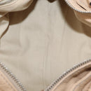 Chloe Paddington Hand Bag Leather Beige Gold Silver Auth 156935-21