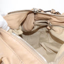 Chloe Paddington Hand Bag Leather Beige Gold Silver Auth 156935-23