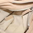 Chloe Paddington Hand Bag Leather Beige Gold Silver Auth 156935-25