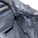 Chloe Etel Hand Bag Leather 2way Black Gold Auth 156936-23