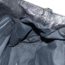 Chloe Etel Hand Bag Leather 2way Black Gold Auth 156936-24