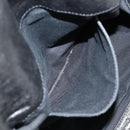 Chloe Etel Hand Bag Leather 2way Black Gold Auth 156936-25