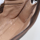 GUCCI GG Supreme Clutch Bag PVC Beige Gold 97 01 037 Auth 156937-17