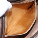 GUCCI GG Supreme Clutch Bag PVC Beige Gold 97 01 037 Auth 156937-19