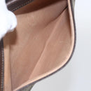 GUCCI GG Supreme Clutch Bag PVC Beige Gold 97 01 037 Auth 156937-20