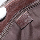 GUCCI GG Canvas Shoulder Bag Beige Silver 114273 Auth 156938-18